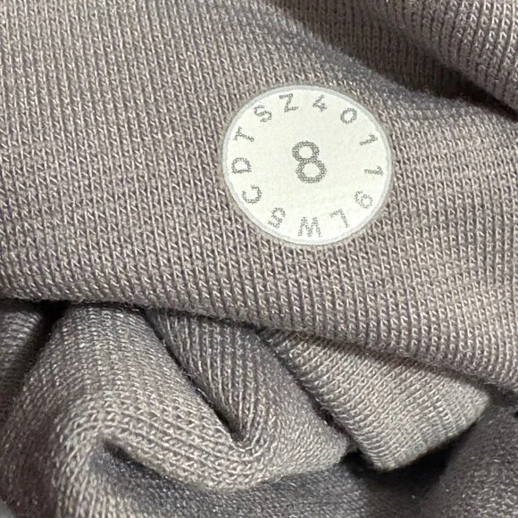 Like New Lululemon Train Times 7/8 Pant 25" Leggings White Cast Luxe Size 8 - Picture 9 of 10